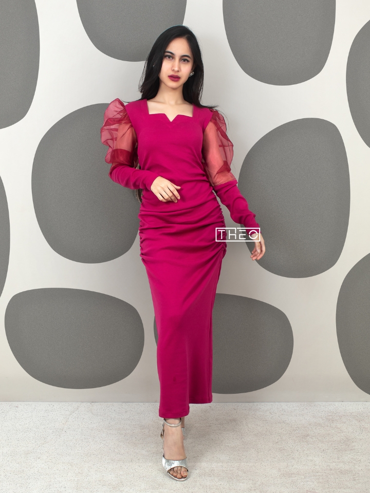 Puffy Sleeve Bodycon
